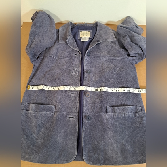 Sequence - light purple lilac real suede leather jacket - size M - Picture 8 of 15